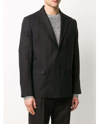 Мужской черный льняной пиджак от Filippa K