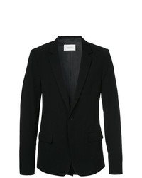 Мужской черный льняной пиджак от Strateas Carlucci