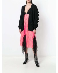 Женский черный массивный кардиган от Christopher Kane