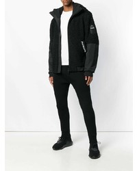 Мужской черный меховой бомбер от Mauna Kea