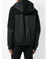 Мужской черный меховой бомбер от Mauna Kea