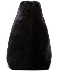Черный меховой клатч от Junya Watanabe