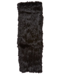 Женский черный меховой шарф от Jocelyn