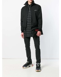 Мужской черный мужской клатч с вышивкой от Balenciaga