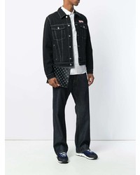 Мужской черный мужской клатч с принтом от Kenzo