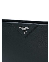 Мужской черный мужской клатч от Prada