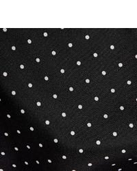 Черный нагрудный платок в горошек от Lanvin