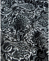 Черный нагрудный платок с "огурцами" от Asos