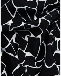 Черный нагрудный платок с принтом от Asos