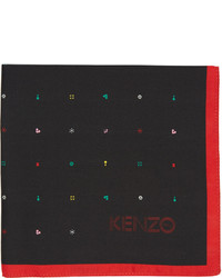 Черный нагрудный платок с принтом от Kenzo