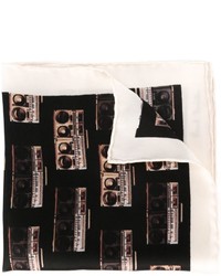 Черный нагрудный платок с принтом от Paul Smith