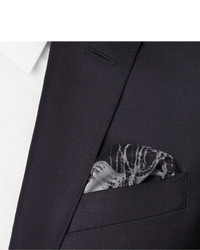 Черный нагрудный платок с принтом от Massimo Alba
