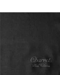 Черный нагрудный платок от Charvet