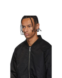Мужской черный нейлоновый бомбер от Frame