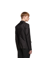 Мужской черный нейлоновый пиджак от Prada