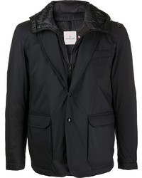 Мужской черный нейлоновый пиджак от Moncler