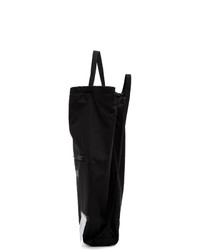 Мужской черный нейлоновый рюкзак с принтом от Satisfy