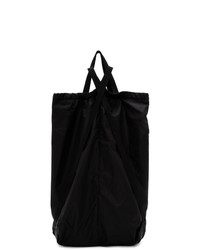Мужской черный нейлоновый рюкзак с принтом от Satisfy