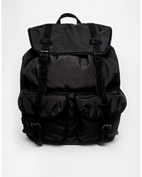Мужской черный нейлоновый рюкзак от Asos