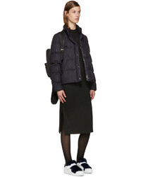 Женский черный нейлоновый рюкзак от Moncler