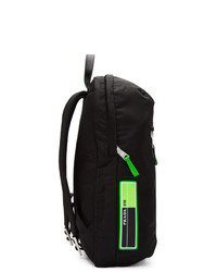 Мужской черный нейлоновый рюкзак от Prada