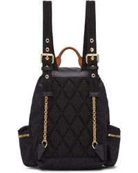 Женский черный нейлоновый рюкзак от Burberry