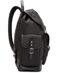 Мужской черный нейлоновый рюкзак от DSQUARED2