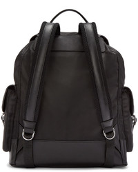 Мужской черный нейлоновый рюкзак от DSQUARED2