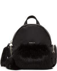 Женский черный нейлоновый рюкзак от Moncler