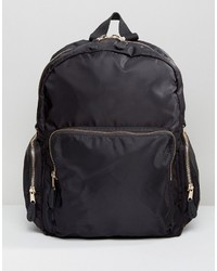 Женский черный нейлоновый рюкзак от Monki