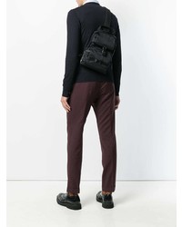 Мужской черный нейлоновый рюкзак от Prada