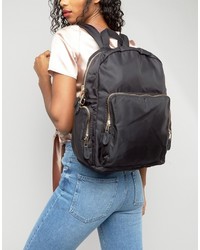 Женский черный нейлоновый рюкзак от Monki