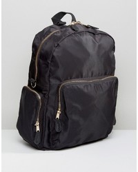 Женский черный нейлоновый рюкзак от Monki