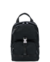 Мужской черный нейлоновый рюкзак от Prada