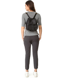 Женский черный нейлоновый рюкзак от Tory Burch