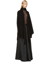 Женский черный открытый кардиган от Gareth Pugh