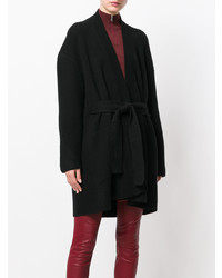 Женский черный открытый кардиган от Le Kasha