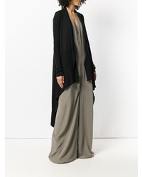 Женский черный открытый кардиган от Rick Owens