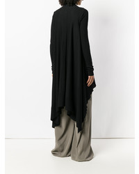 Женский черный открытый кардиган от Rick Owens