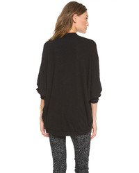 Женский черный открытый кардиган от Three Dots