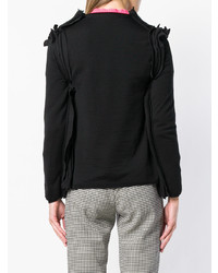 Женский черный открытый кардиган от Comme des Garcons