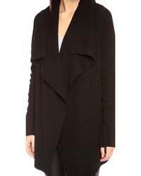 Женский черный открытый кардиган от Vince