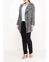 Женский черный открытый кардиган от Evans