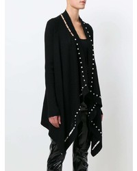 Женский черный открытый кардиган от Givenchy