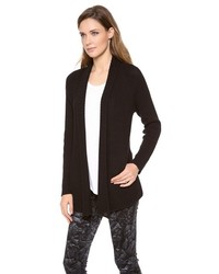 Женский черный открытый кардиган от Helmut Lang