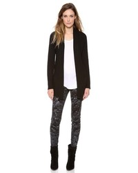 Женский черный открытый кардиган от Helmut Lang