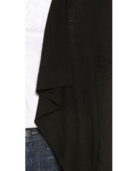 Женский черный открытый кардиган от Vince