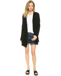 Женский черный открытый кардиган от Vince