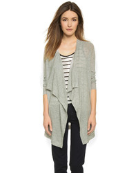 Женский черный открытый кардиган от Vince