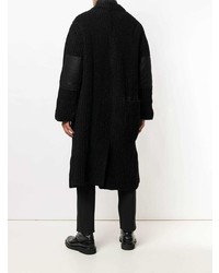 Мужской черный открытый кардиган от Yohji Yamamoto